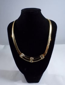 6 Gold-tone Necklaces