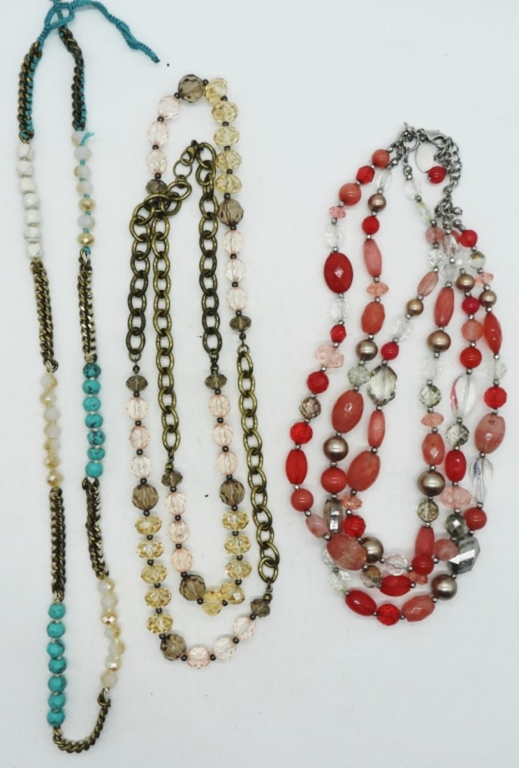 3 Beaded Necklaces (1 of 1)