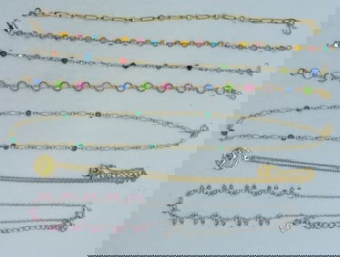 Lot of Dainty Necklaces & Bracelets