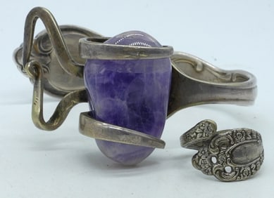Silverware Bracelet & Ring