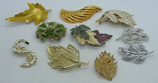 10 Leaf Pins