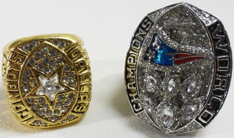 (2) World Champion Souvenir Rings