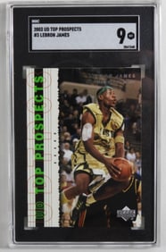 SGC 2003 UD Top Prospects #3 Lebron James