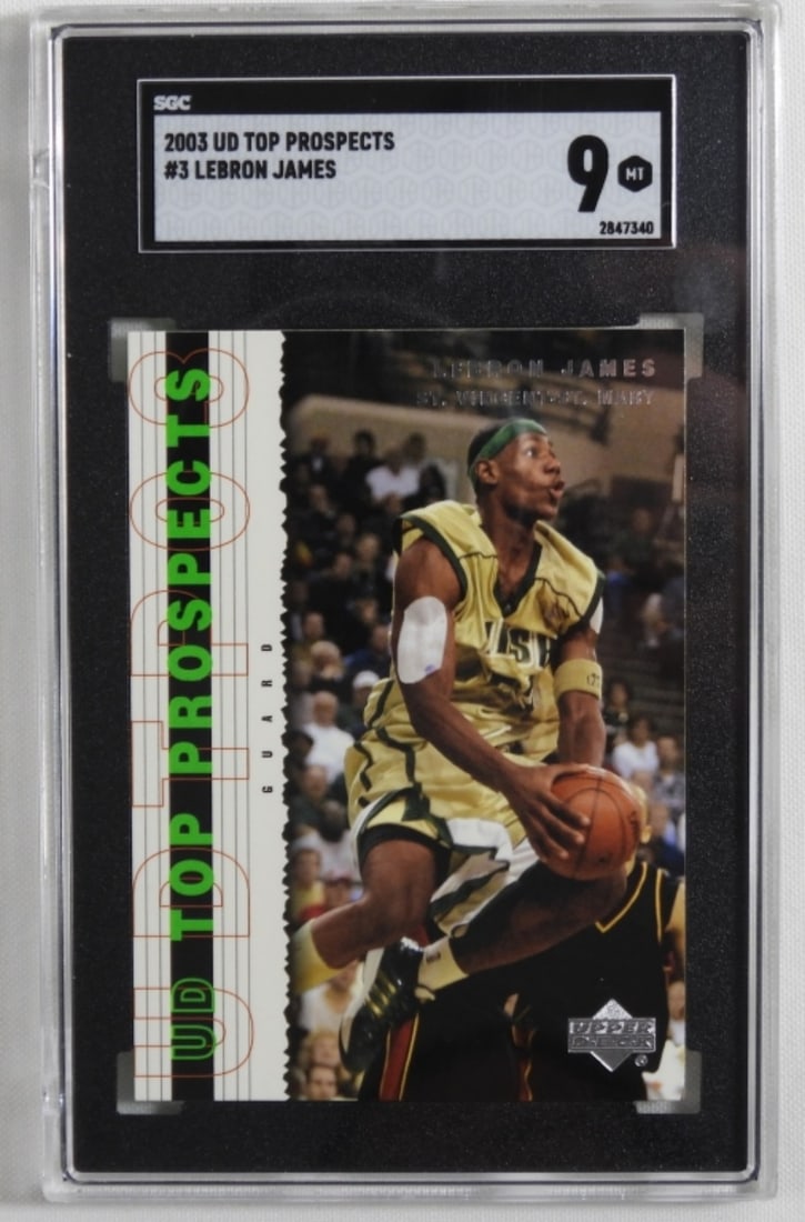 SGC 2003 UD Top Prospects #3 Lebron James: SGC 2003 UD Top Prospects #3 Lebron James 9 MT (2847340)