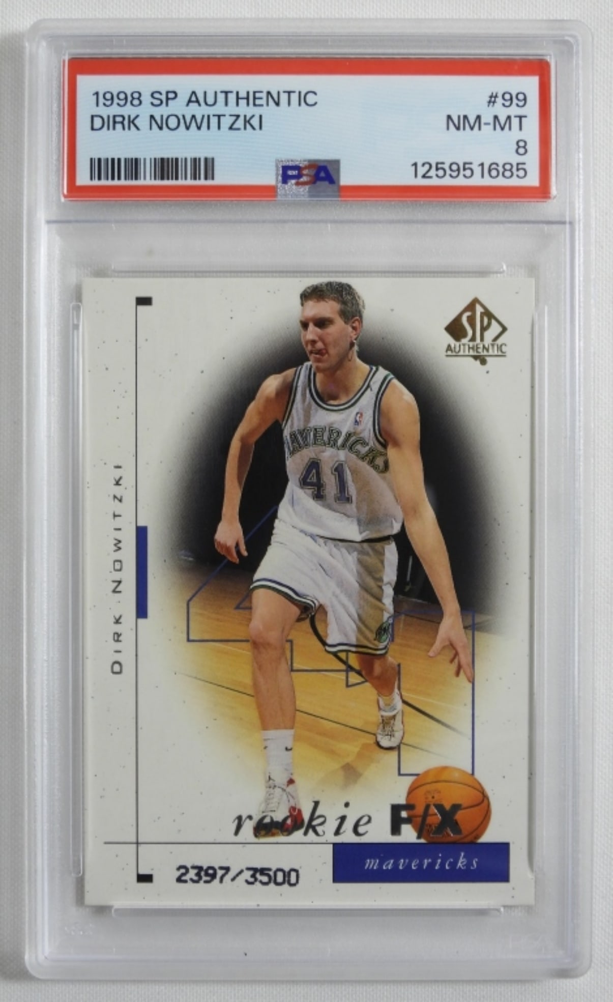 PSA 1998 SP Authentic Dirk Nowitzki #99 (1 of 2)
