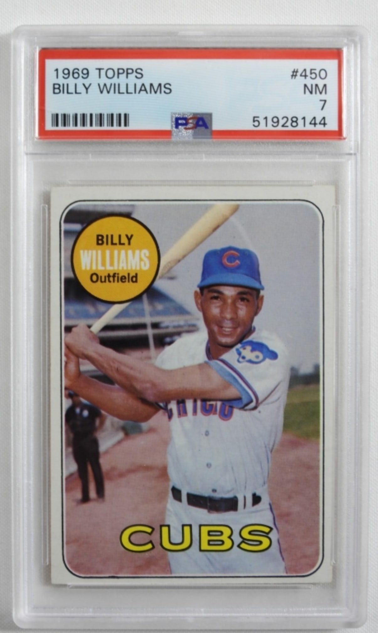 PSA 1969 TOPPS Billy Williams #450 (1 of 2)