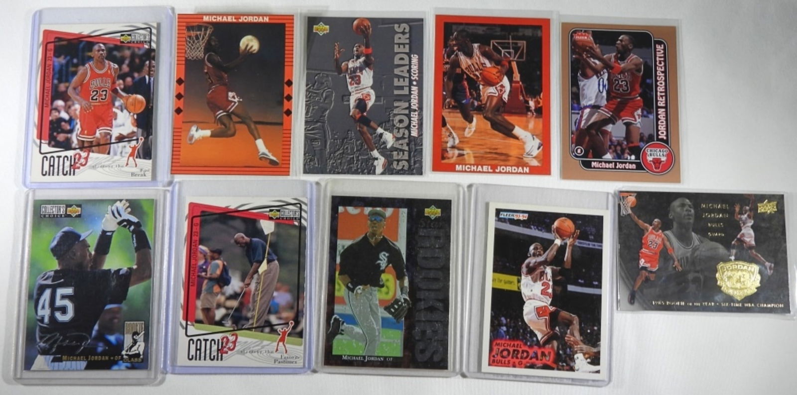 10 Michael Jordan Sports Card: Basketball, Golf and Baseball