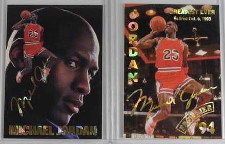 2 Michael Jordan Basketball Card