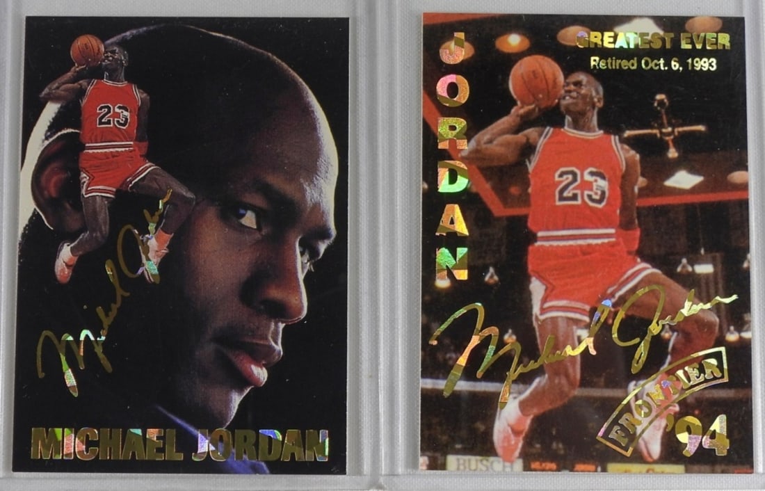 2 Michael Jordan Basketball Card (1 of 2)