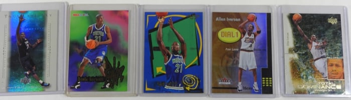 5 Mixed Basketball Cards