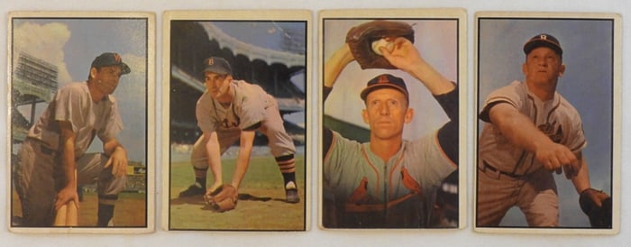 1953 Mixed Teams Baseball Cards Lot 4