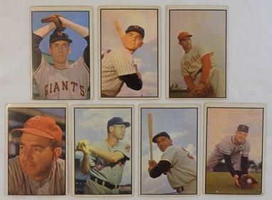 1953 Mixed Teams Baseball Cards Lot 7