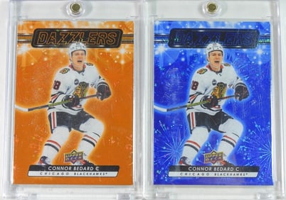 2 Connor Bedard Hockey Cards