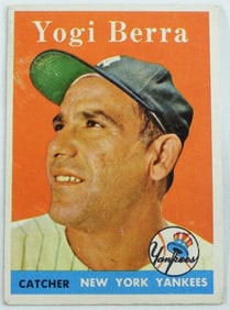 1958 Yogi Berra Topps Baseball Card