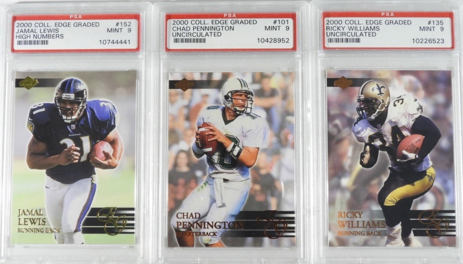 Chad Pennington, Jamal Lewis, Ricky Williams: All Year 2000 and Mint Condition
