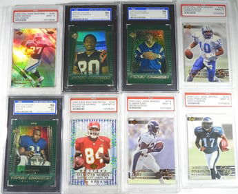 8 Mixed Football Card Collection