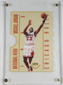 1996 Michael Jordan National Hero Die Cut