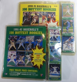 (2)Sets Of Baseball's 100 Hottest Rookies
