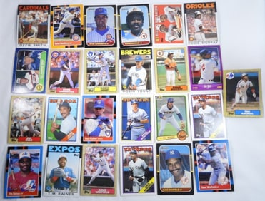 (25) Mixed Lot Of Baseball Cards