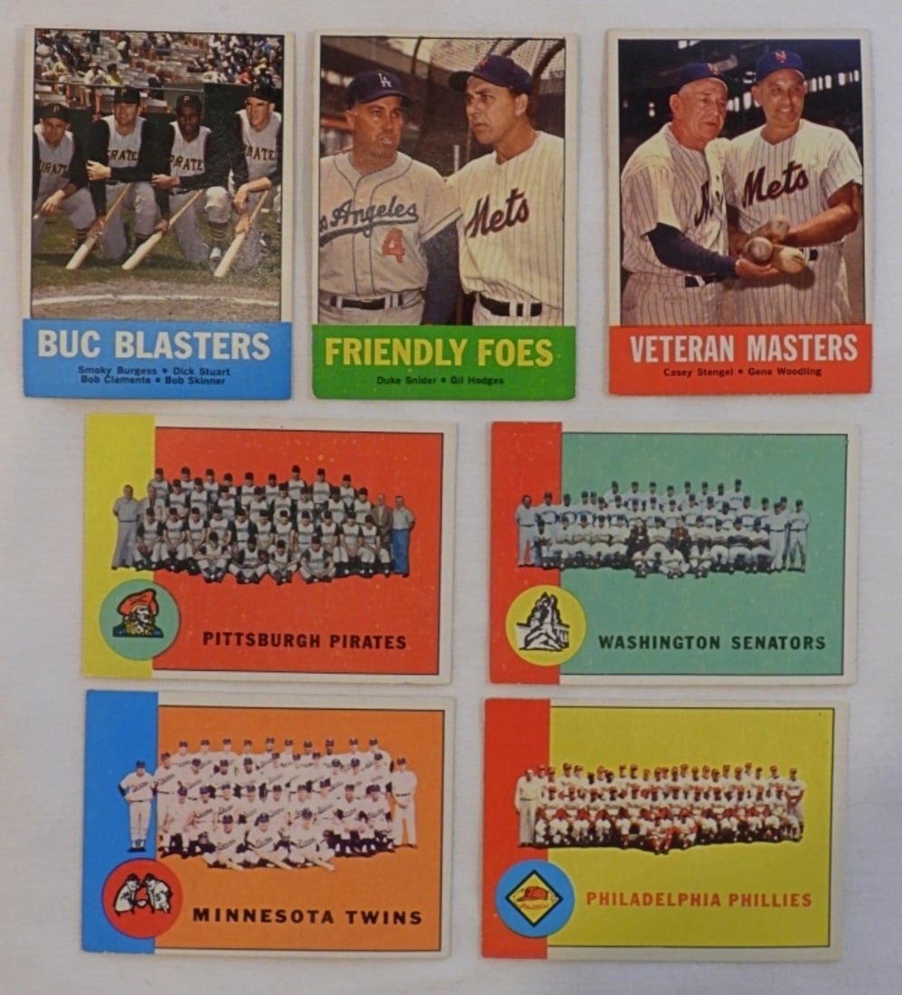 TOPPS 1962 & 1963 Team Cards And More (1 of 2)