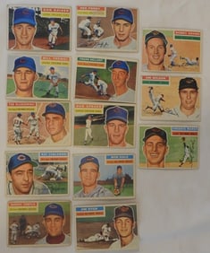 1956 TOPPS Baseball Lot of 13