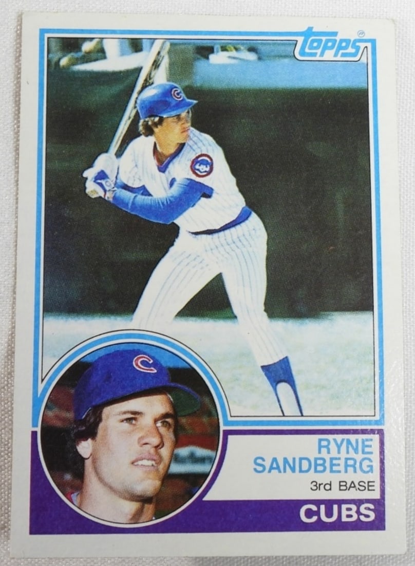 1983 Ryne Sandberg Baseball Card (1 of 2)