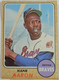 1968 Hank Aaron Baseball Card