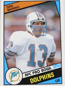 1984 Dan Marino Football Card