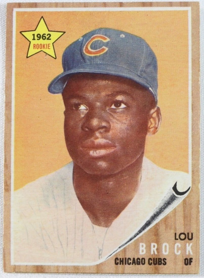 Lou Brock Baseball Card (1 of 2)