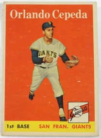 Orlando Cepeda Baseball Card