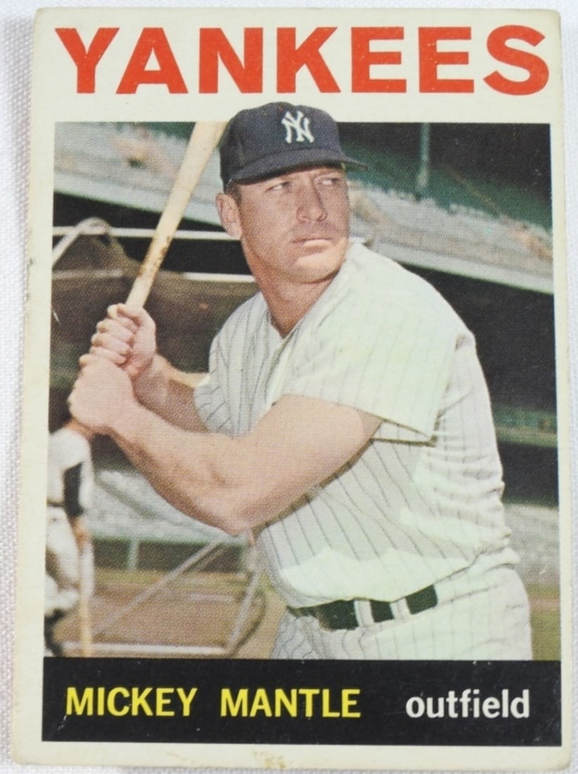 Mickey Mantle Baseball Card: Topps #50 Fair Condition