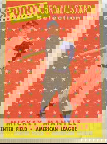 1958 Mickey Mantle Baseball Card