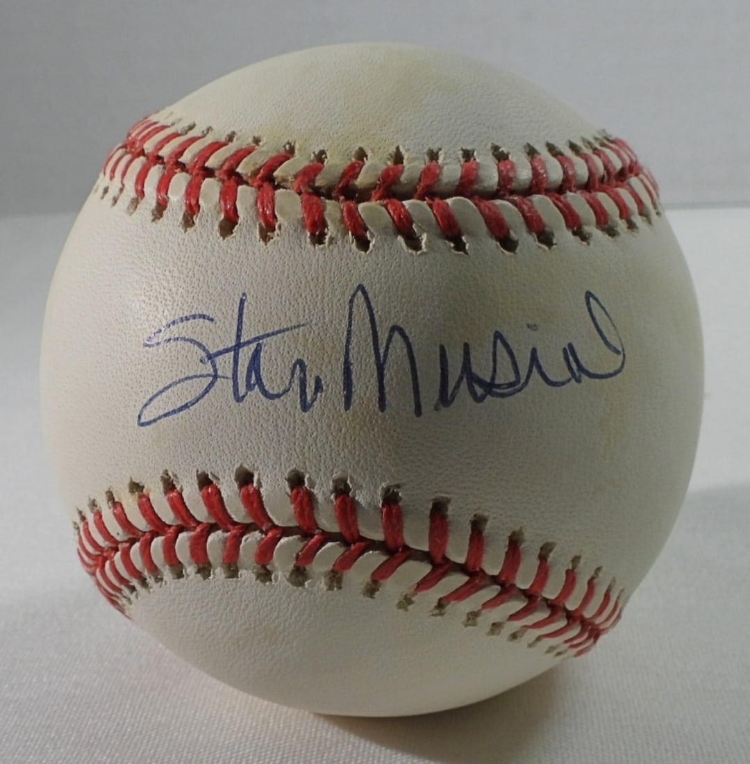Stan Musical Signed Baseball Card (1 of 2)