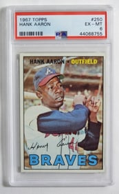 1967 TOPPS Hank Aaron #250