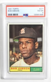 1961 TOPPS Bob Gibson #211