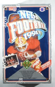 NFL Football 1991 Upper Deck Collector Box
