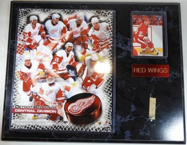 Detroit Red Wings Central Division Plack