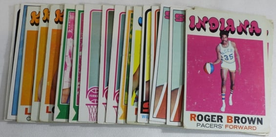 (20) Mixed Lot Of 1960s-70 Basketball Cards