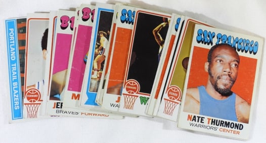(20) Mixed Lot Of 1960s-70 Basketball Cards