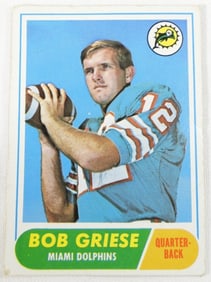 1968 Bob Griese Football Card