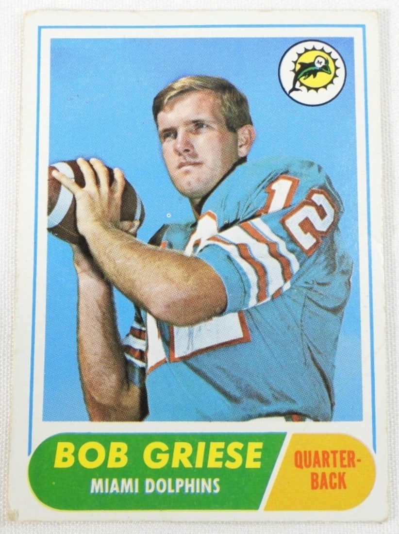 1968 Bob Griese Football Card (1 of 2)