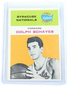 1961 Dolph Schayes Basketball Card