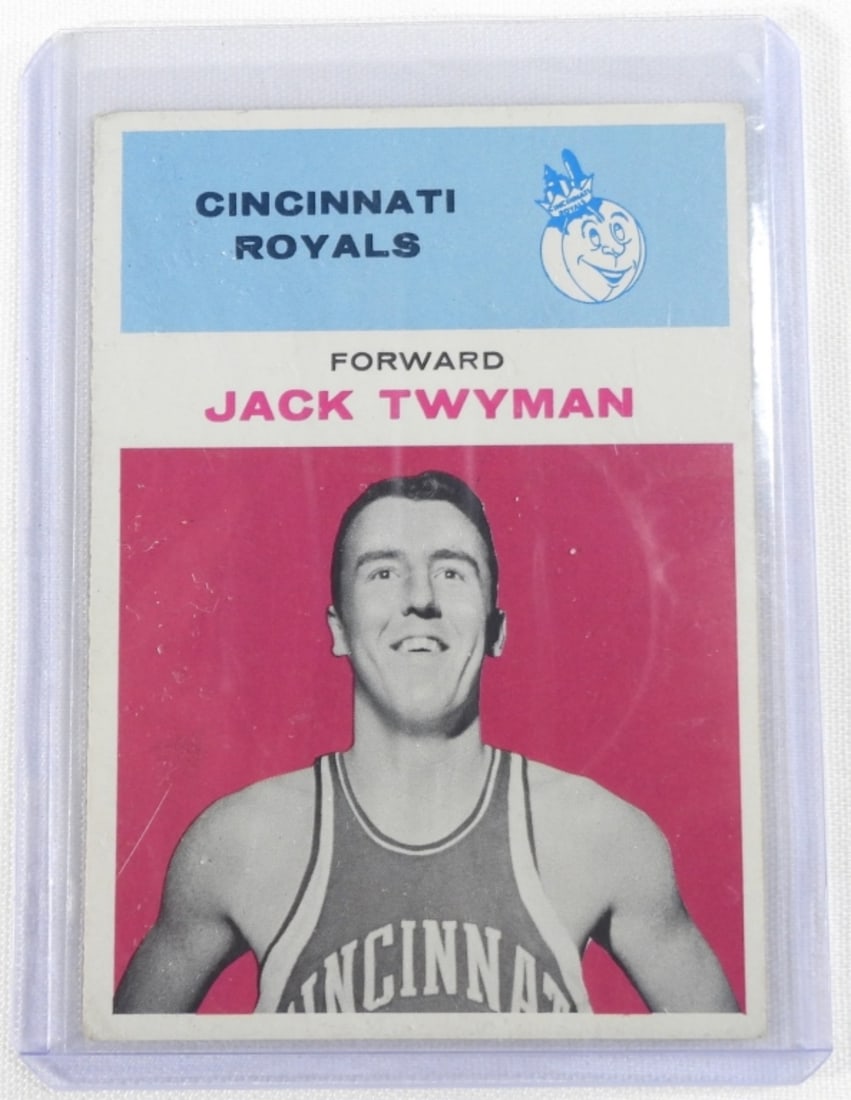 1961 Jack Twyman Basketball Card: Fleer #42 Fair to Good Condition