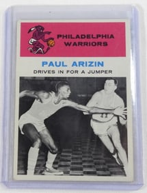 1961 Paul Arizin Basketball Card