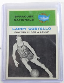 1961 Larry Costello Basketball Card