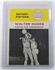 1961 Walter Dukes Basketball Card