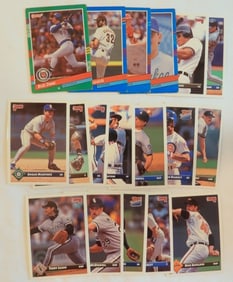 Lot Of 18 1990s Donruss Baseball Cards