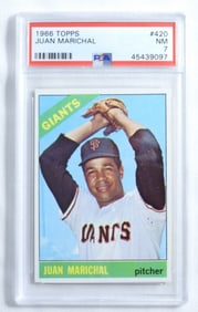 PSA 1966 TOPPS Juan Marichal #420