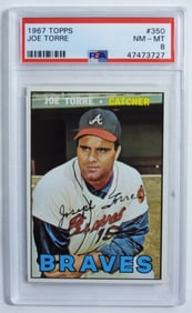 PSA 1967 TOPPS Joe Torre #350