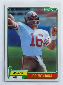 1981 TOPPS Joe Montana #216